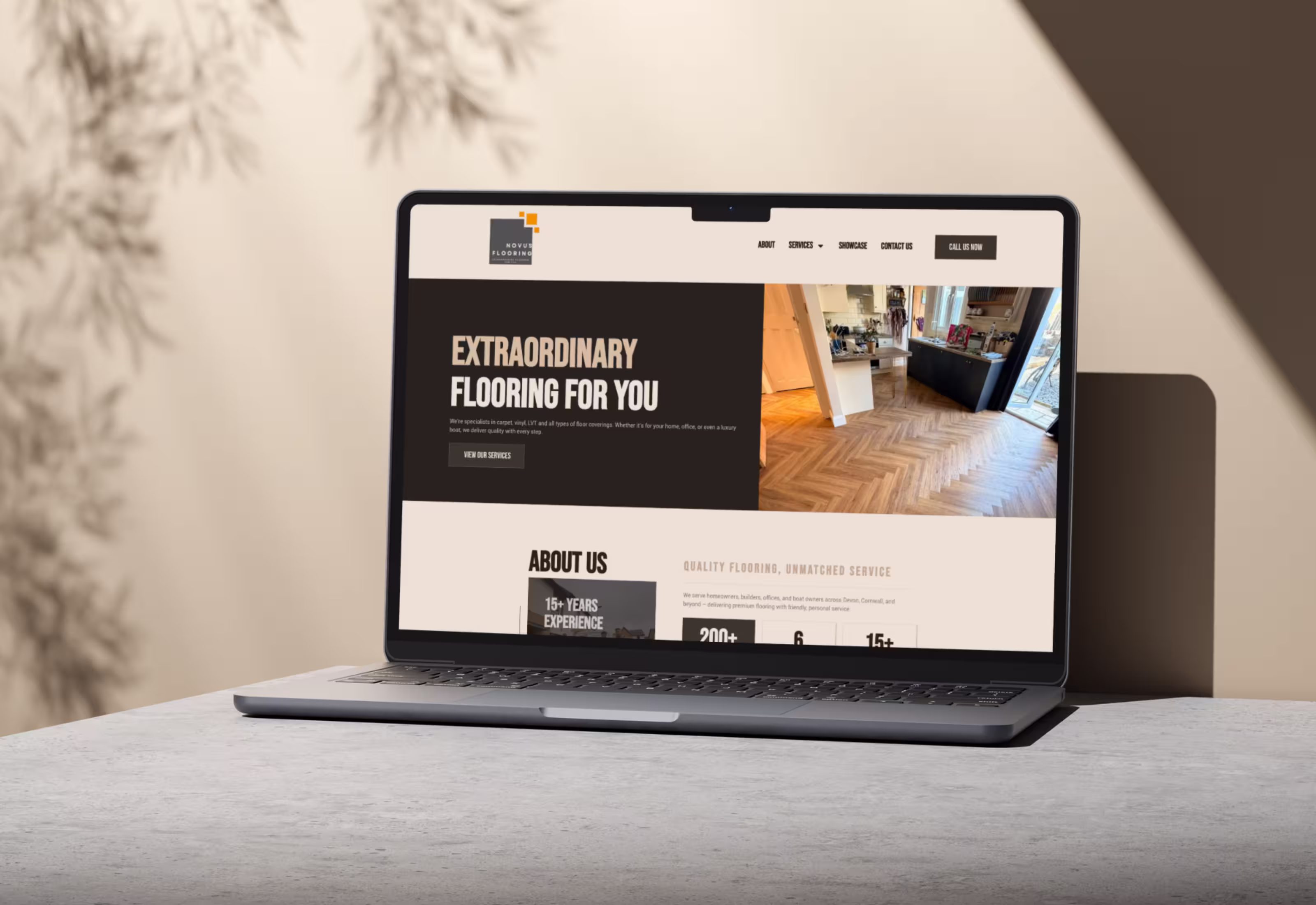 Website built for Novus Flooring