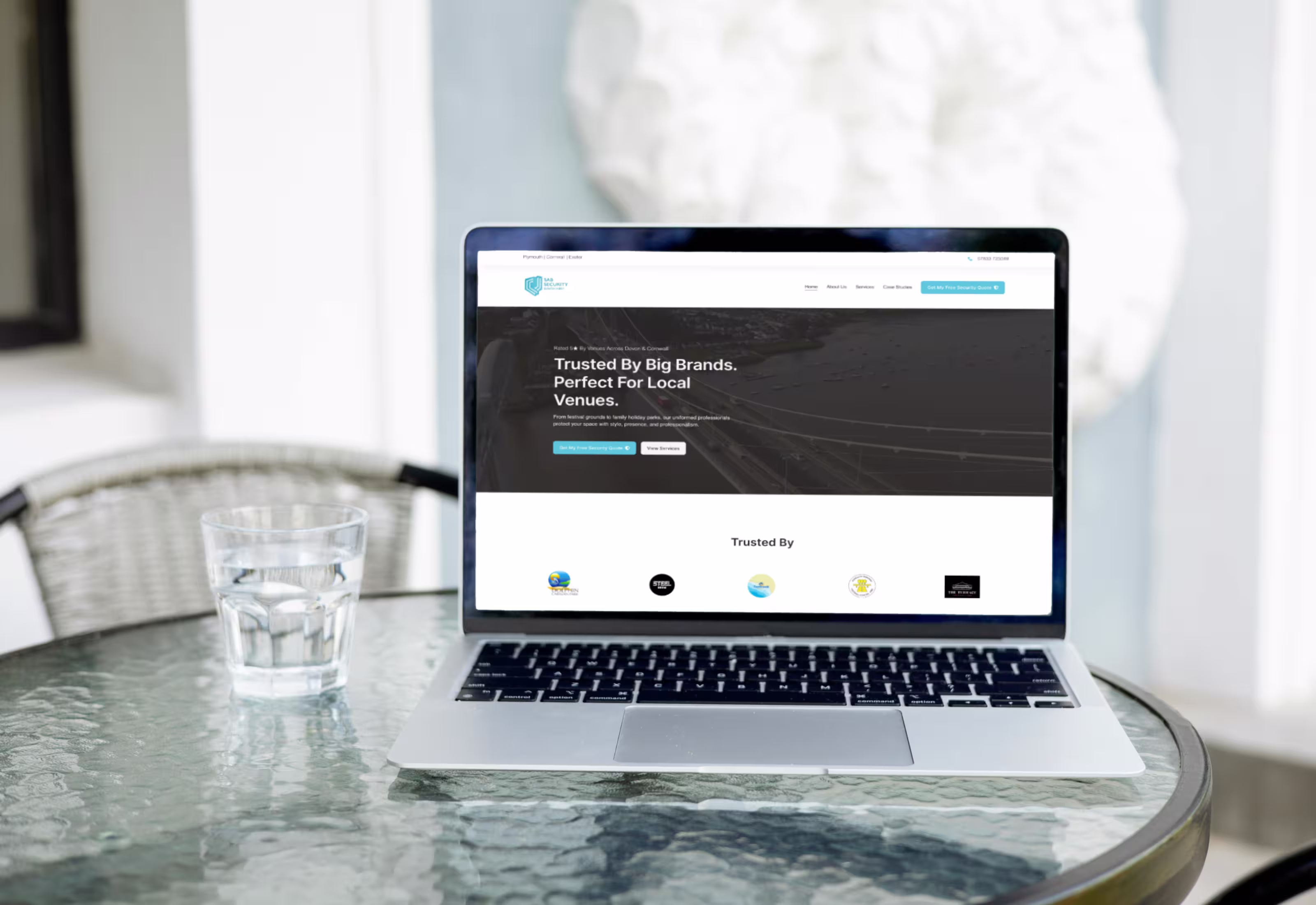 Website built for SAB Security